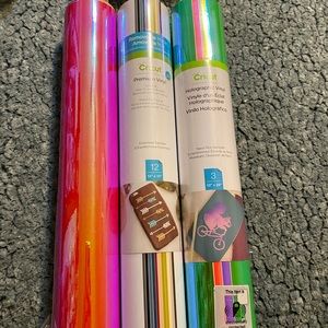 Holographic vinyl new smoke free home